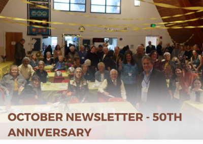 October Newsletter Highlights 50th Anniversary Celebration