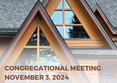 Congregational Meeting – November 3, 2024