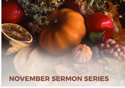 November Sermon Series