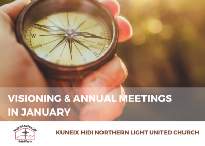 Visioning and Annual Meetings in January