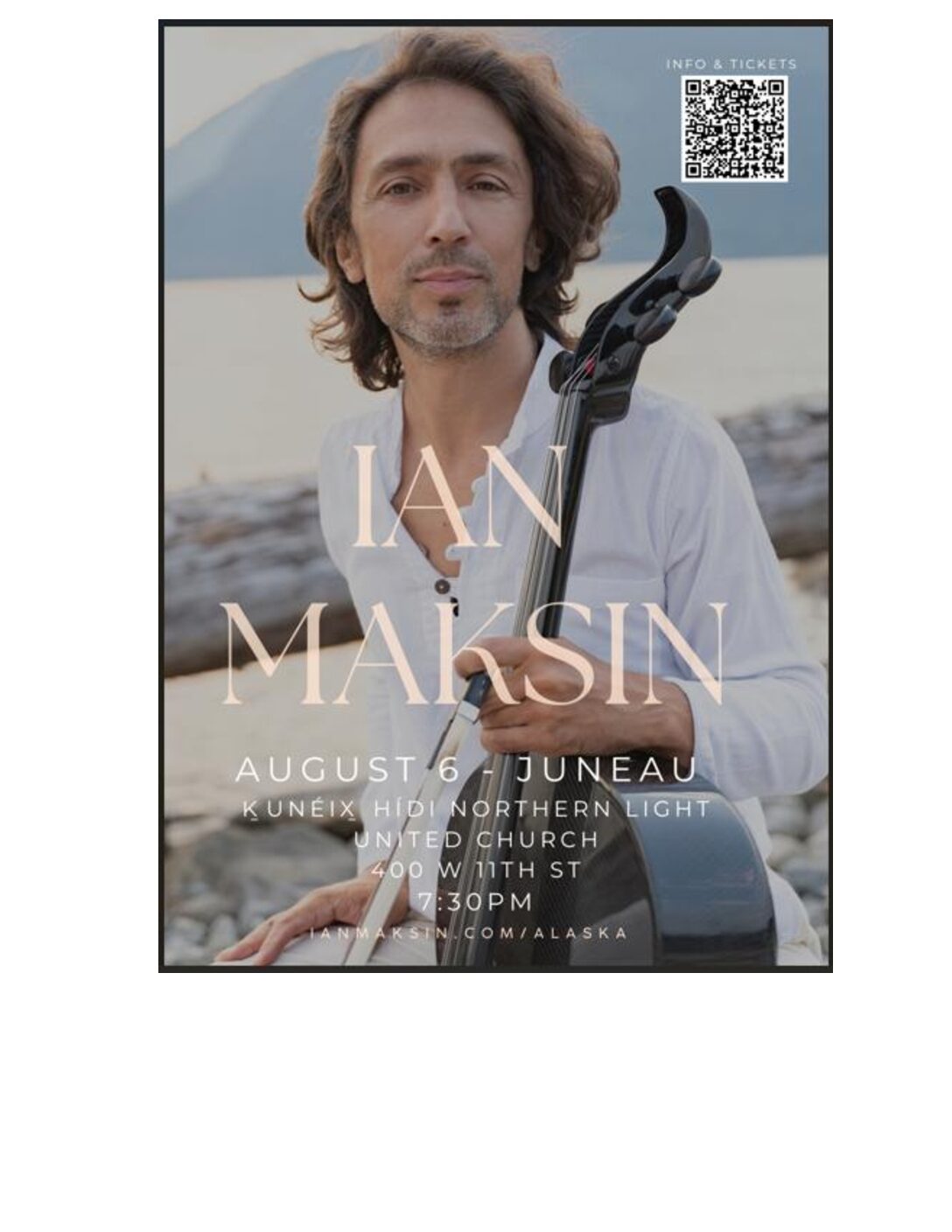 Ian Maksin Concert – August 6, 7:00